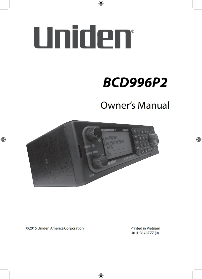 Uniden_BCD996P2_Owners_Manual用户使用操作说明书手册