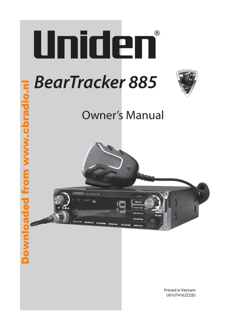 Uniden_BearTracker_885_ENG操作说明书手册
