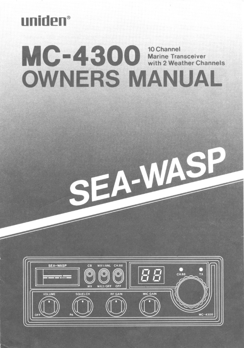 Uniden_MC-4300-(Manual操作说明书手册)