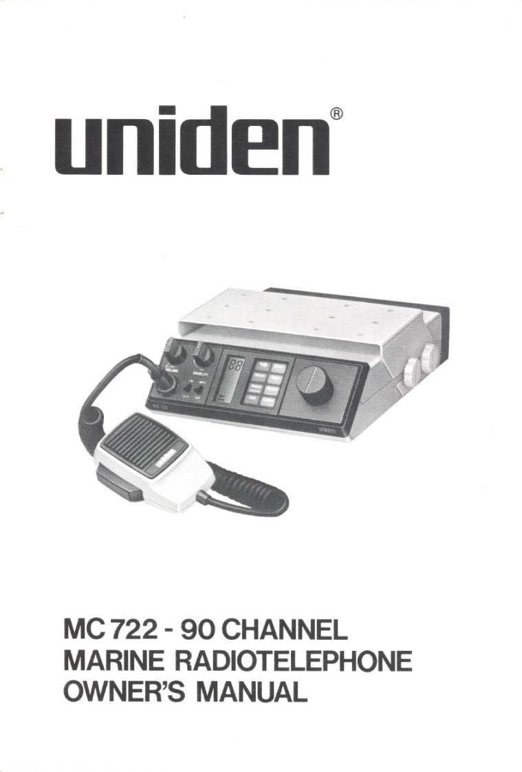 Uniden_MC722-(Manual操作说明书手册)