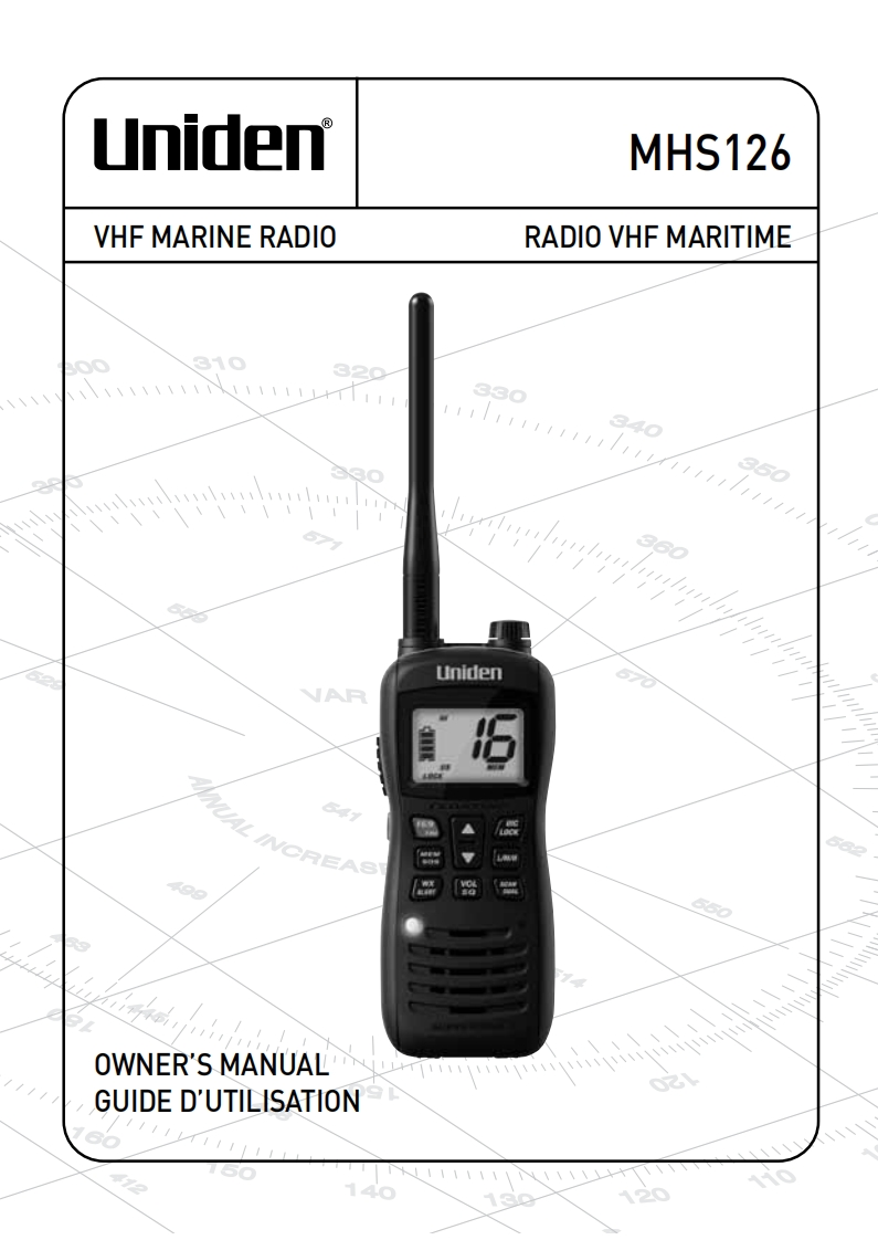 Uniden_MHS126_Manual操作说明书手册