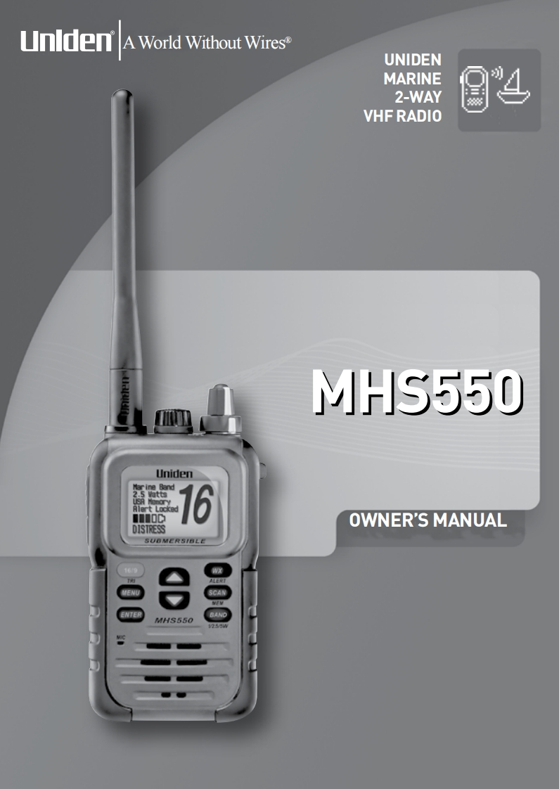 Uniden_MHS550-(Manual操作说明书手册)