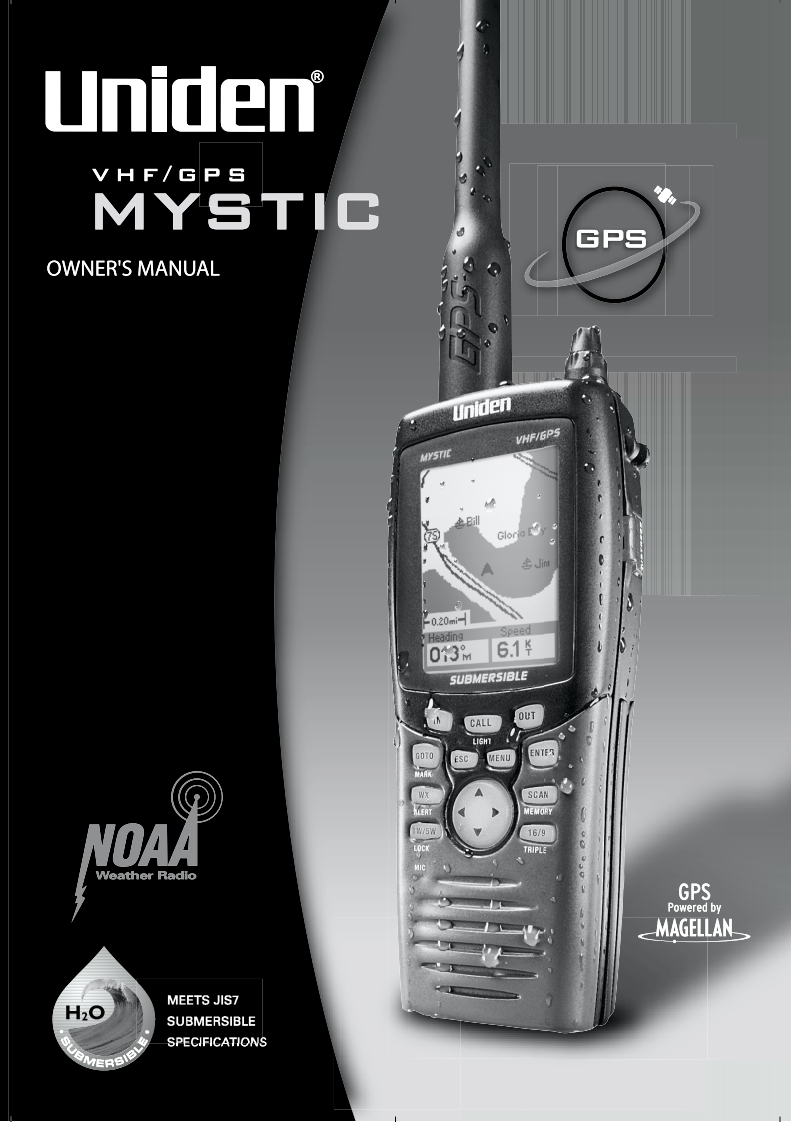 Uniden_Mystic-(Manual操作说明书手册)