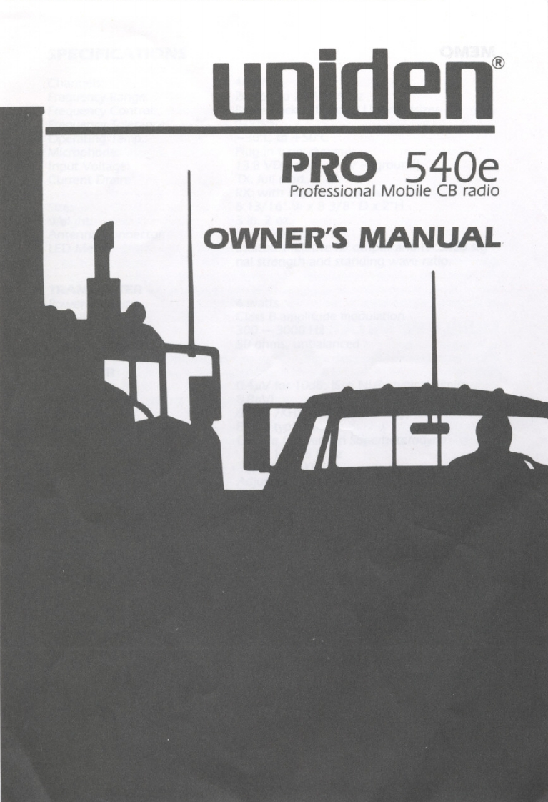Uniden_PRO-540e_(Manual操作说明书手册)