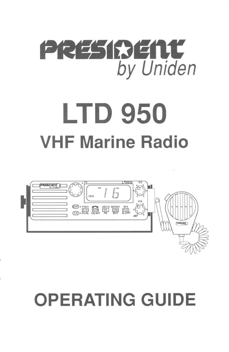 Uniden_President-LTD-950-(Manual操作说明书手册)