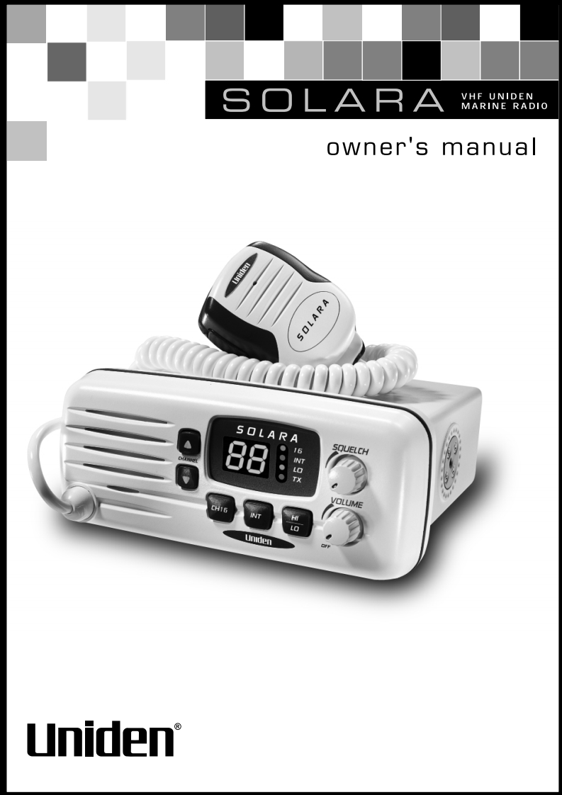 Uniden_Solara-(Manual操作说明书手册)
