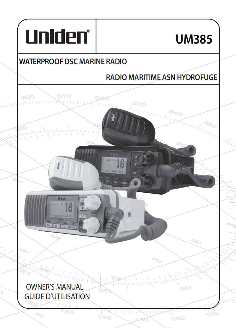 Uniden_UM385BK用户使用操作说明书手册