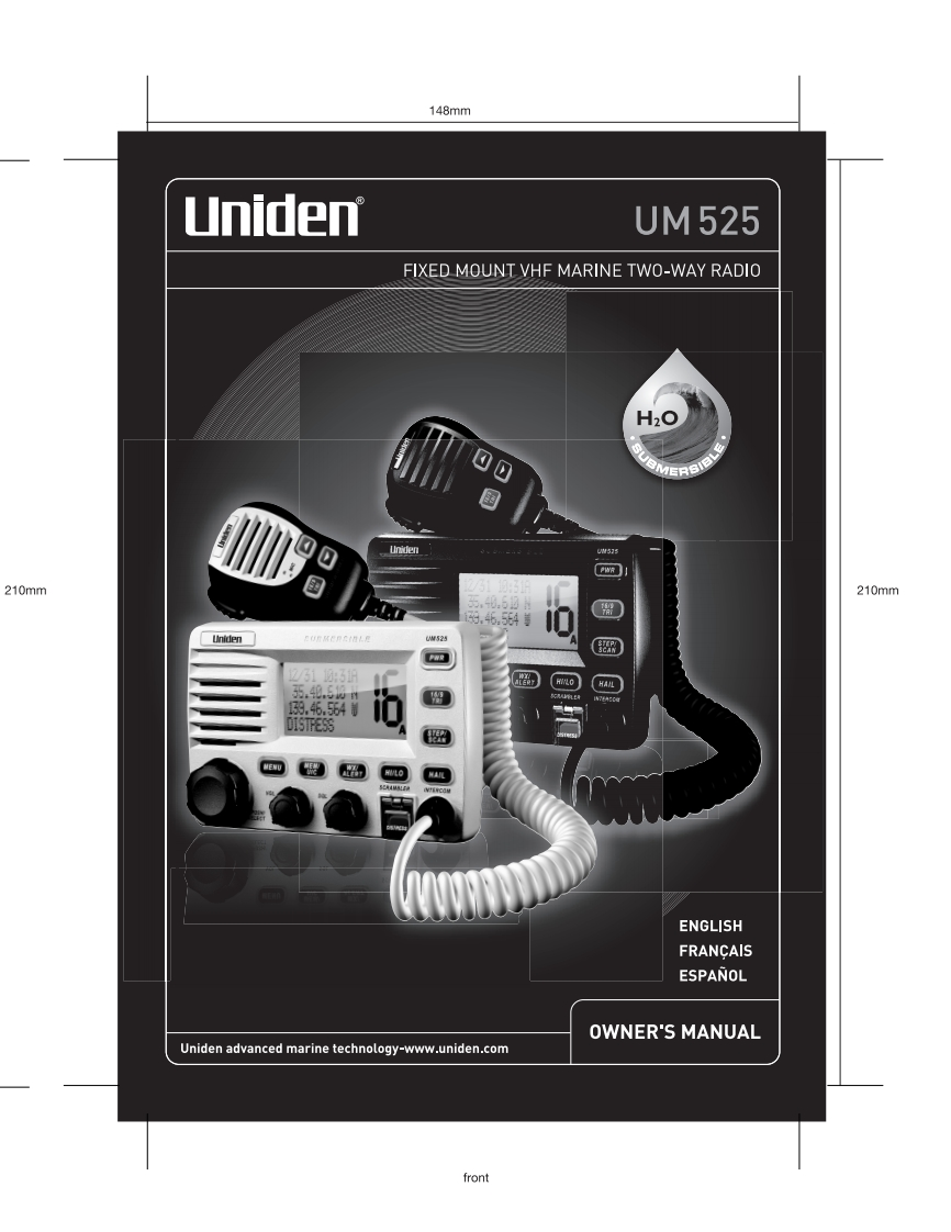 Uniden_UM525-(Manual操作说明书手册)