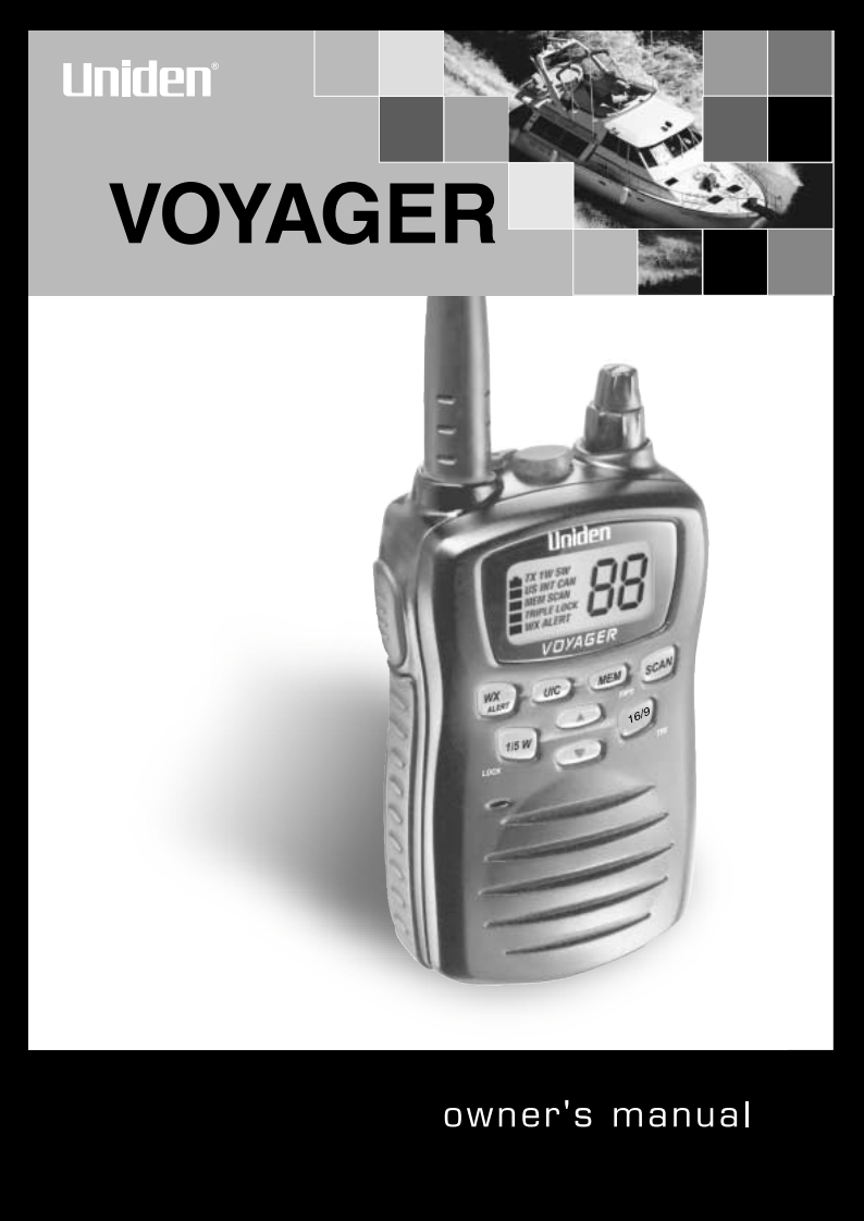 Uniden_Voyager-(Manual操作说明书手册)