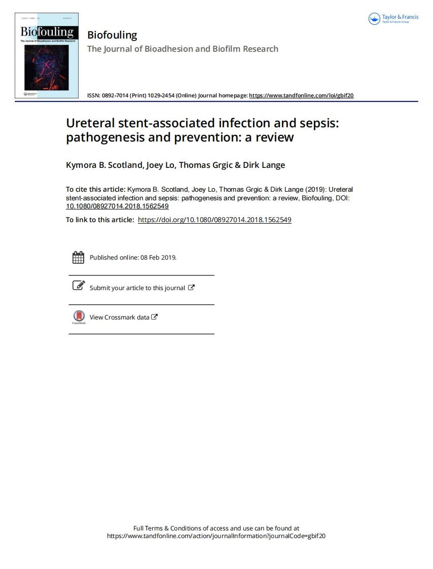 Ureteral-stent-associated-infection-and-sepsis-pathogenesis-and-prevention--a-review