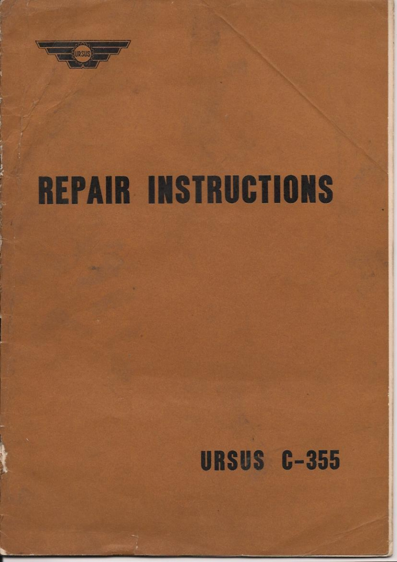Ursus-C-355-Tractor-维修维护手册-PDF