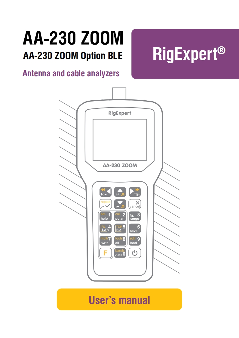 UserManual-AA-230ZO使用说明书手册_BLE_en