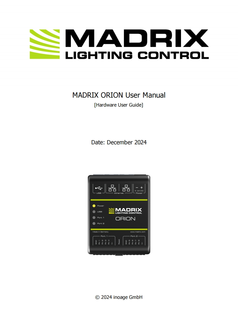 User_Manual_MADRIX_ORION操作说明书手册