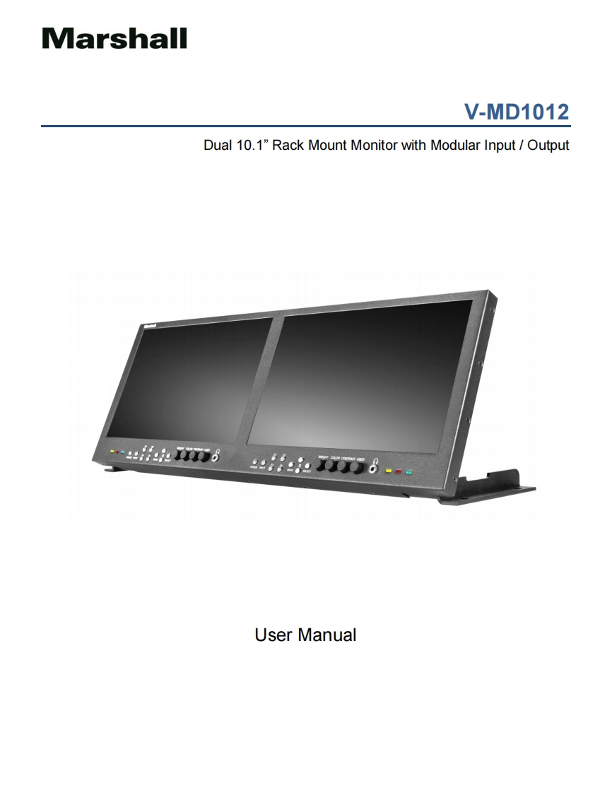 V-MD1012-使用说明书手册