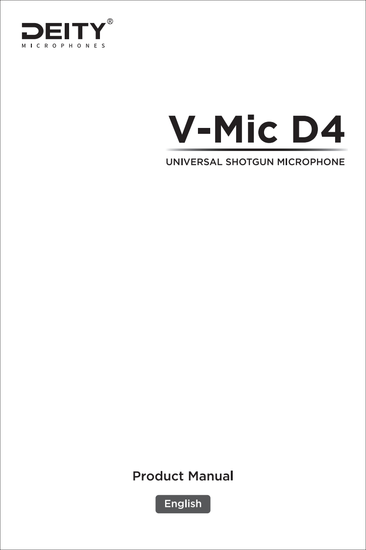 V-Mic-D4-使用说明书手册-EN
