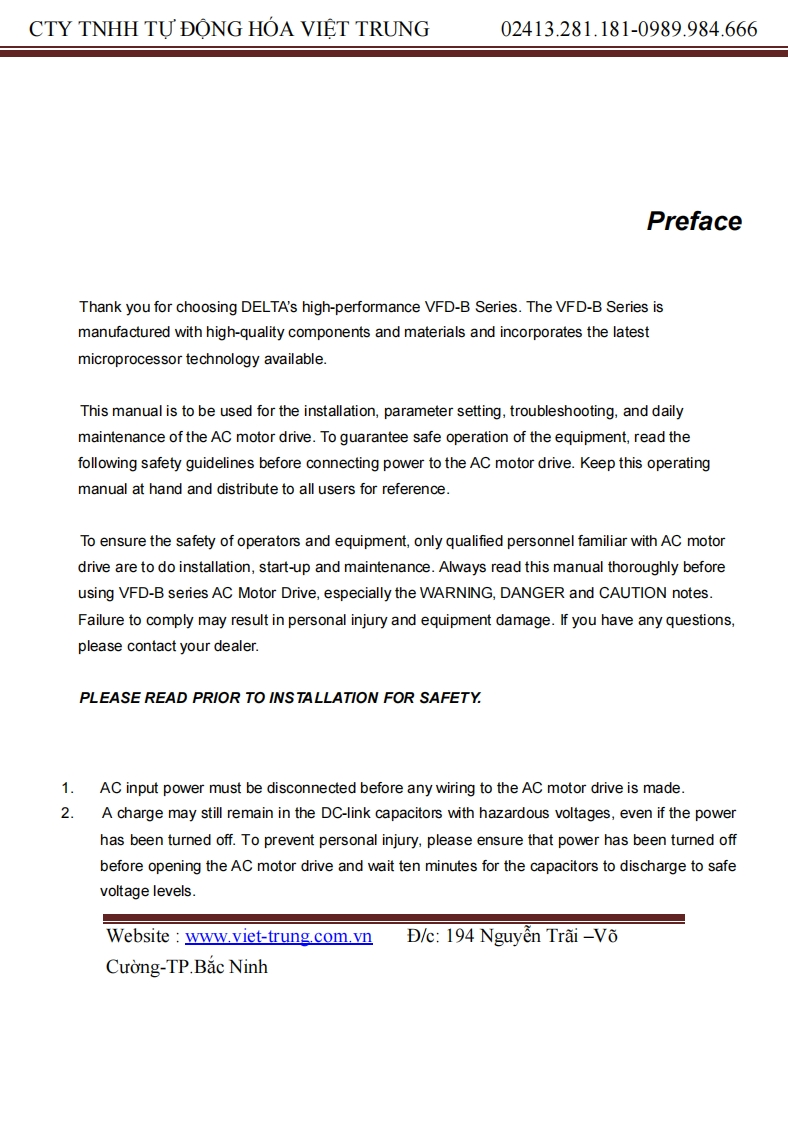 VFD-B_manual操作说明书手册_en