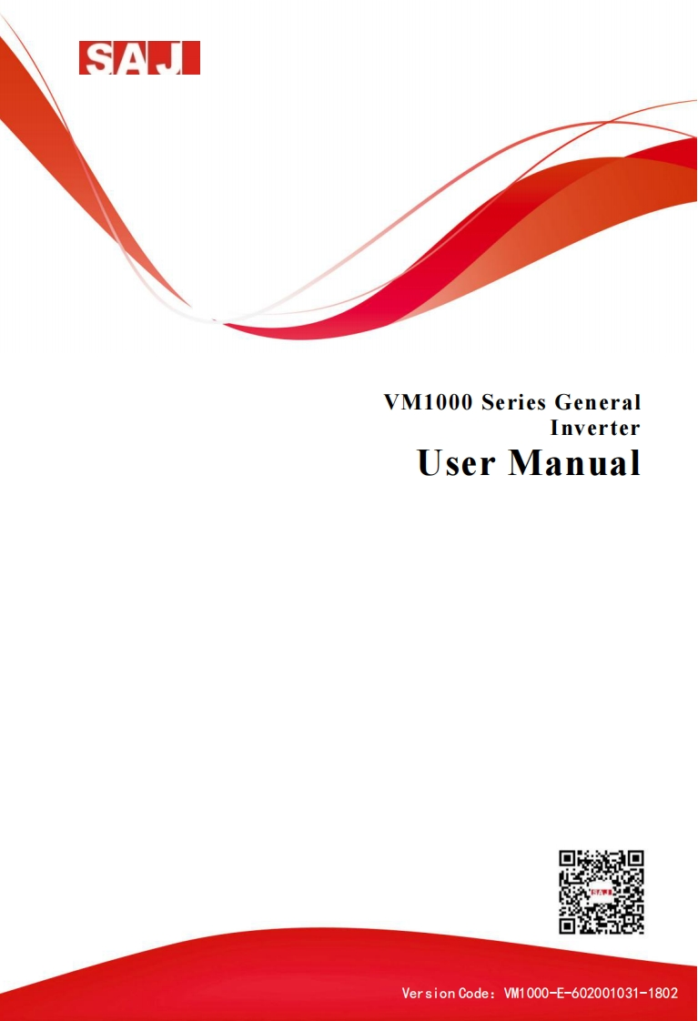 VM1000SeriesGeneralInverterUserManual操作说明书手册