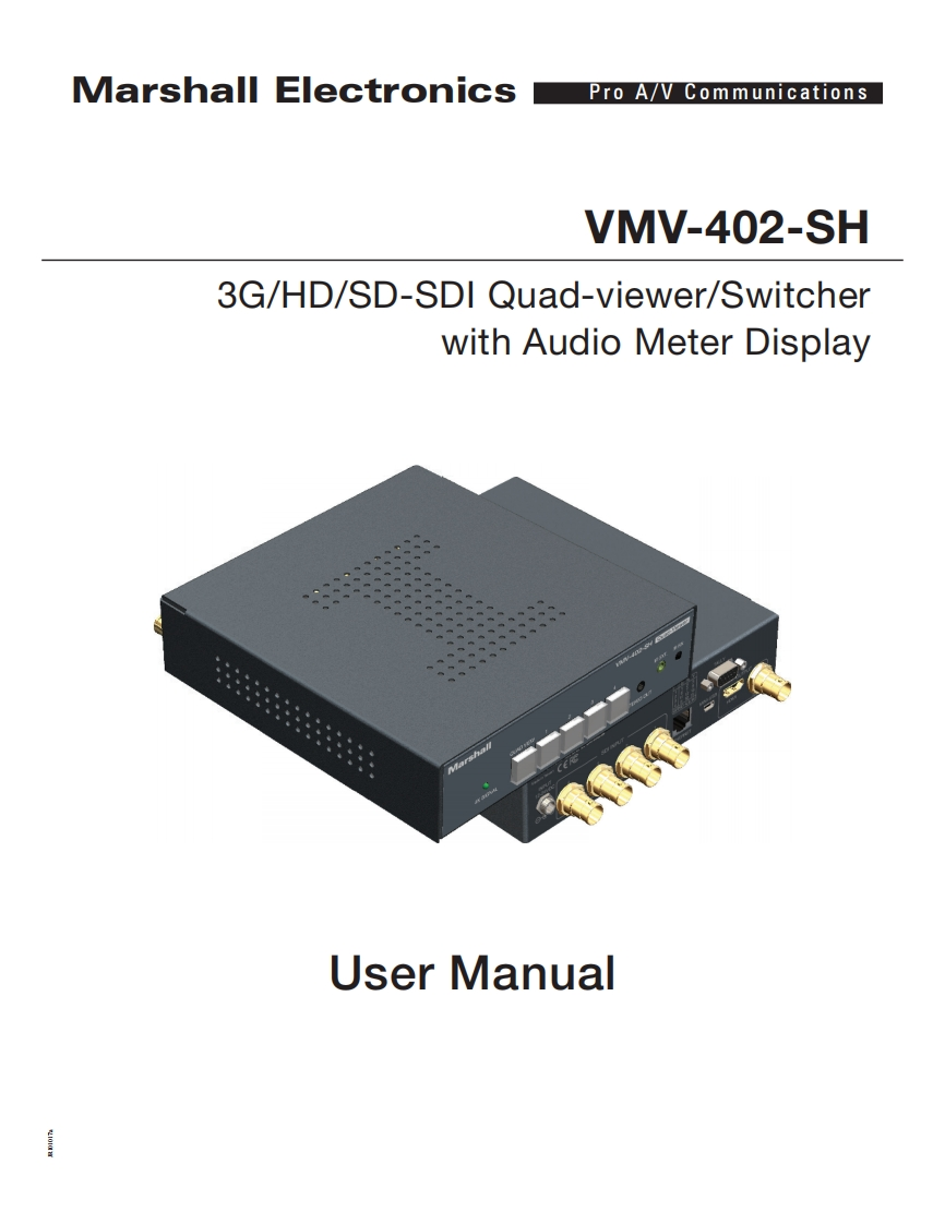 VMV-402-SH_使用说明书手册