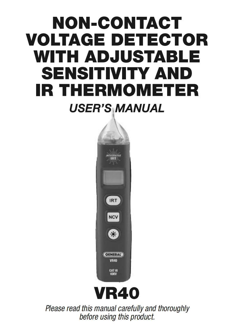 VR40_手册说明书指南