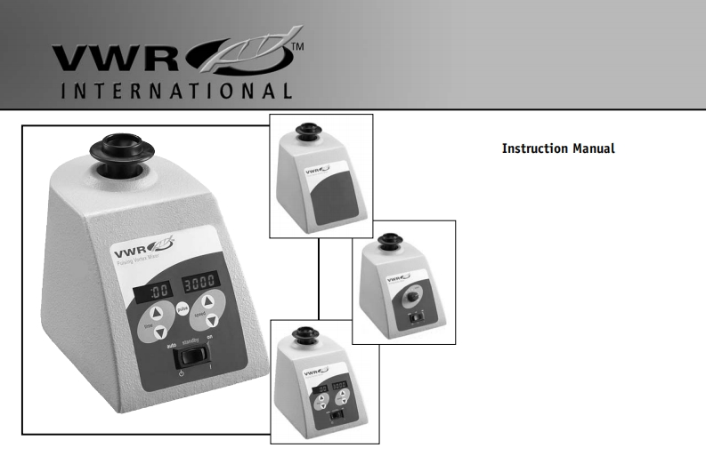 VWR-Mini-Vortexer-操作说明书手册