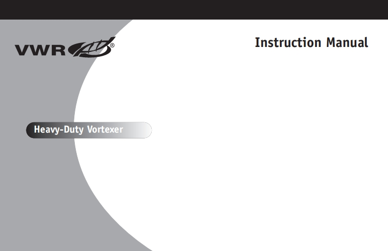 VWR-Vortexer-操作说明书手册