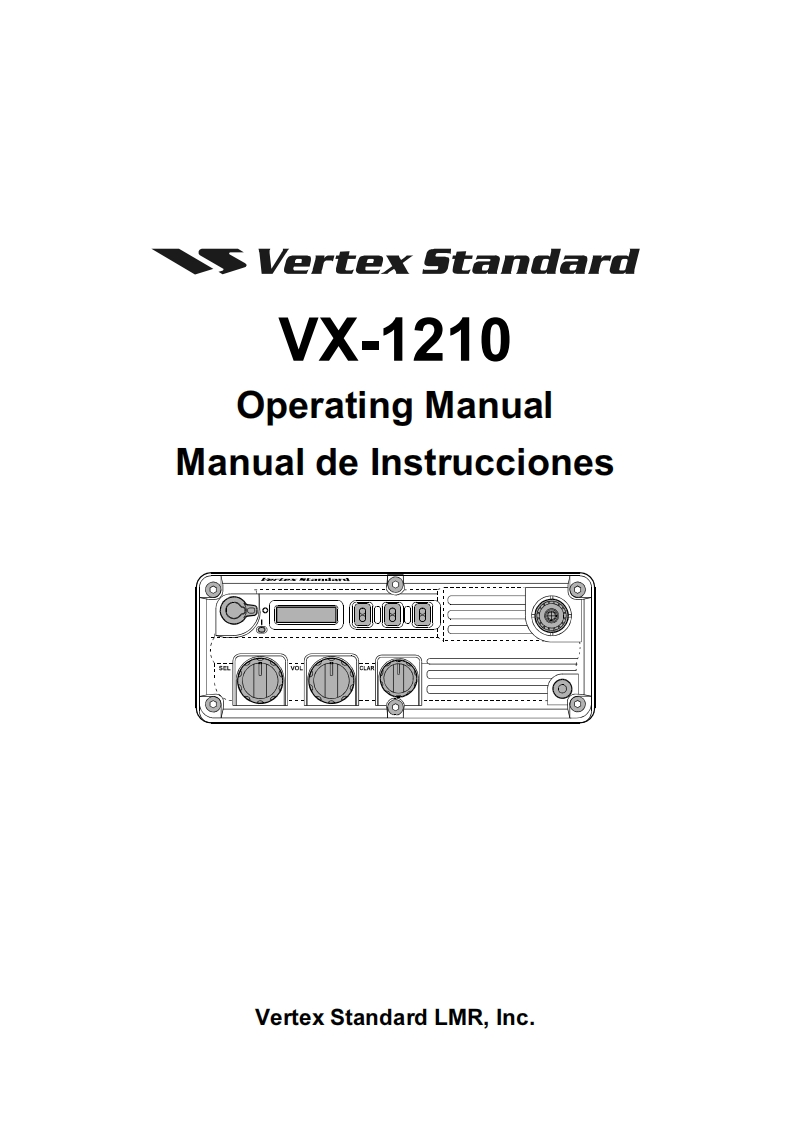 VX-1210_操作说明书手册_ENG_SPA_EC027H755