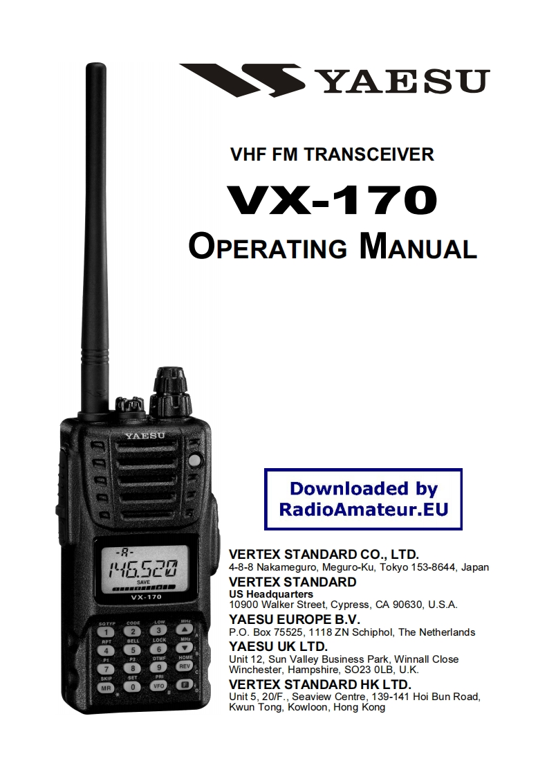 VX-170_user操作说明书手册-找手册网