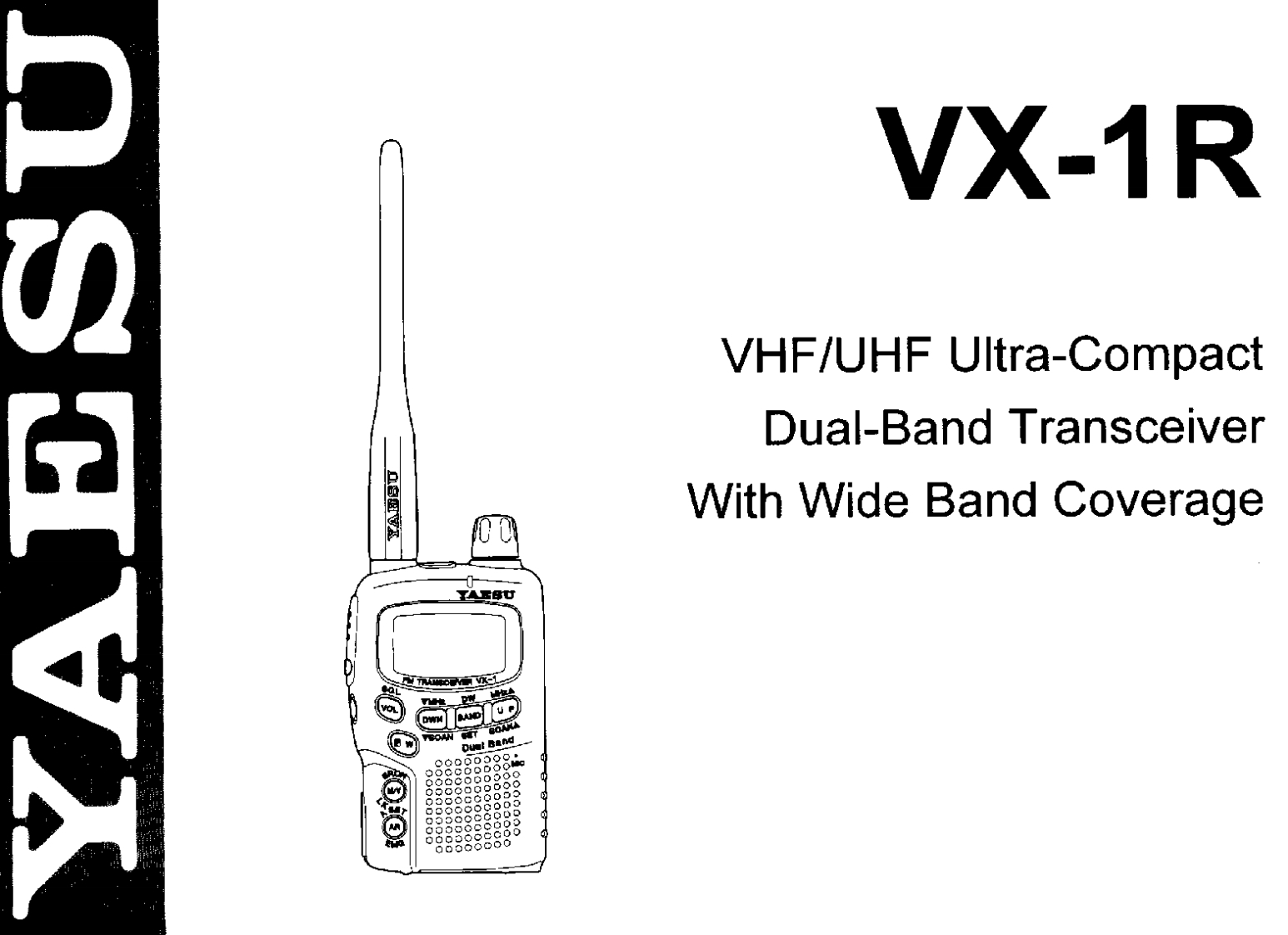 VX-1R操作说明书手册