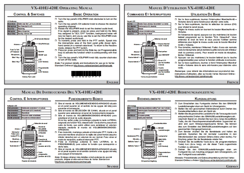 VX-410E_420E_操作说明书手册_EC050U7711