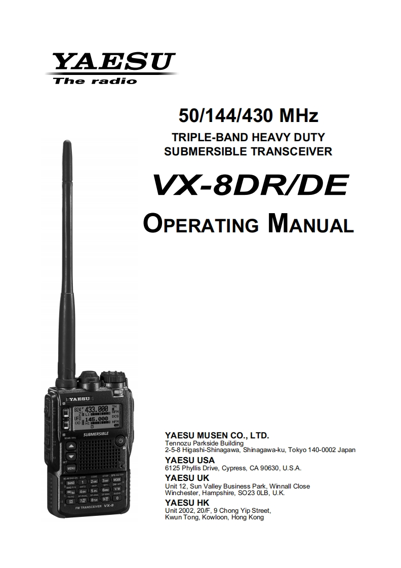 VX-8DR_DE_操作说明书手册_USA_EXP_EU_ENG_EH029M259
