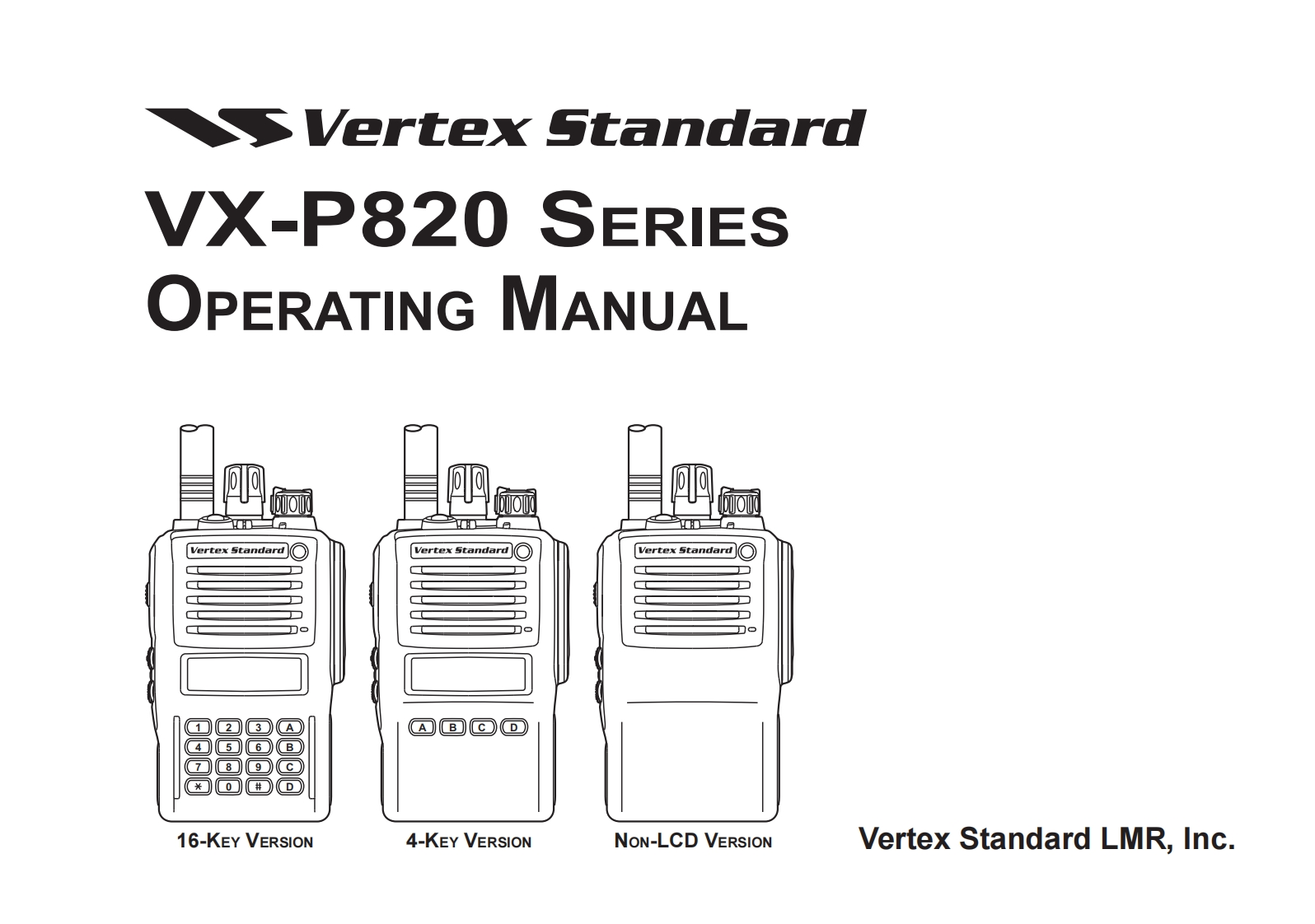 VX-P820_操作说明书手册_ENG_EC058N268