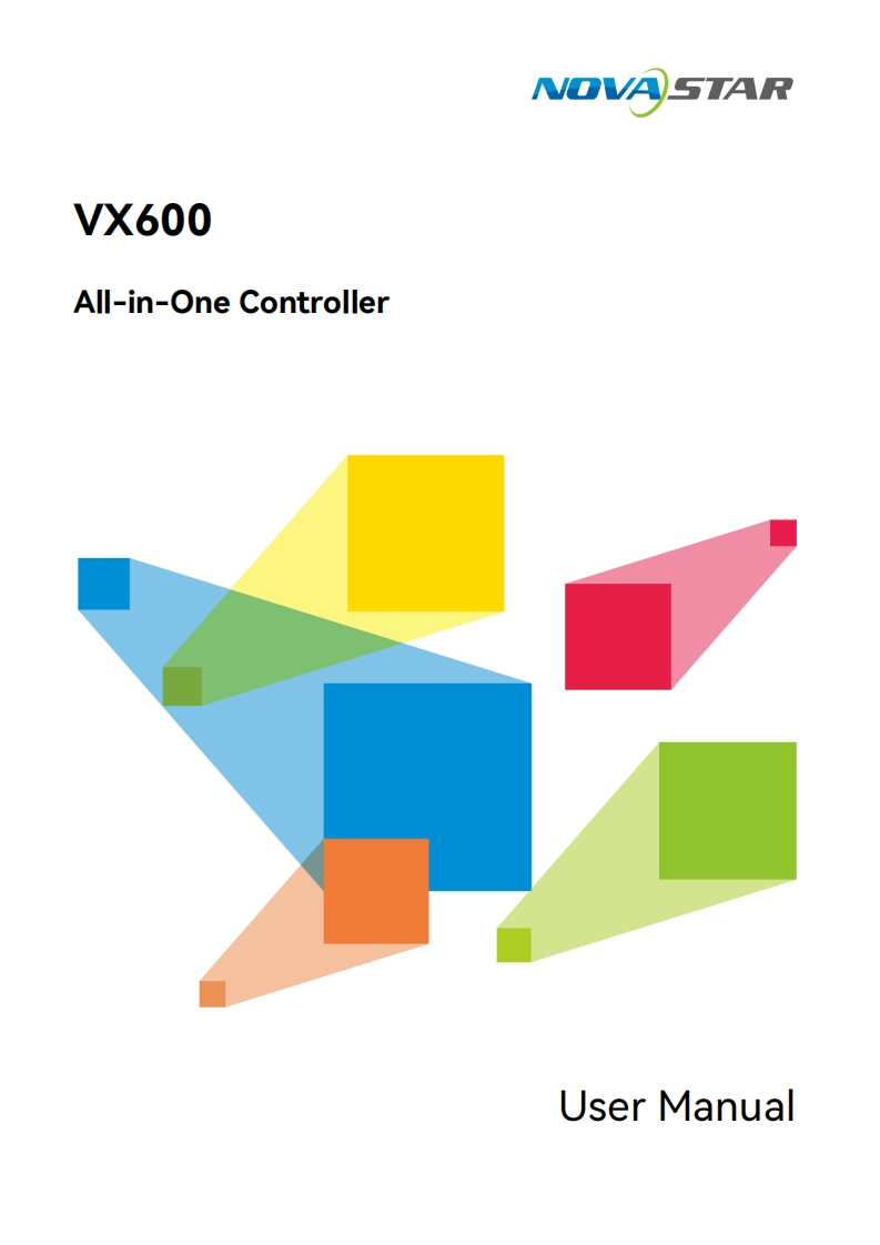 VX600-All-in-One-Controller-操作说明书手册-V1.4.0