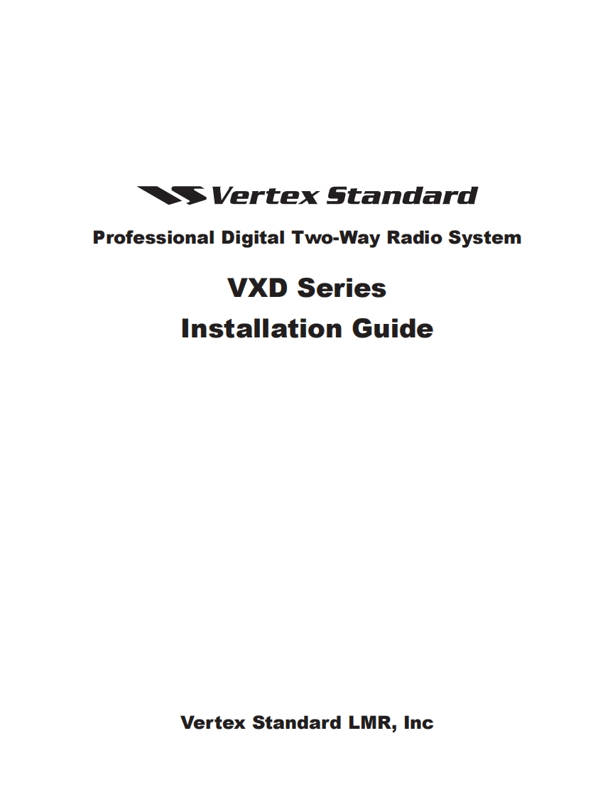 VXD_Series_Mobile_Installation_ENG_2013