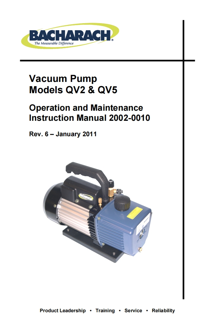 Vacuum-Pump-手册说明书指南