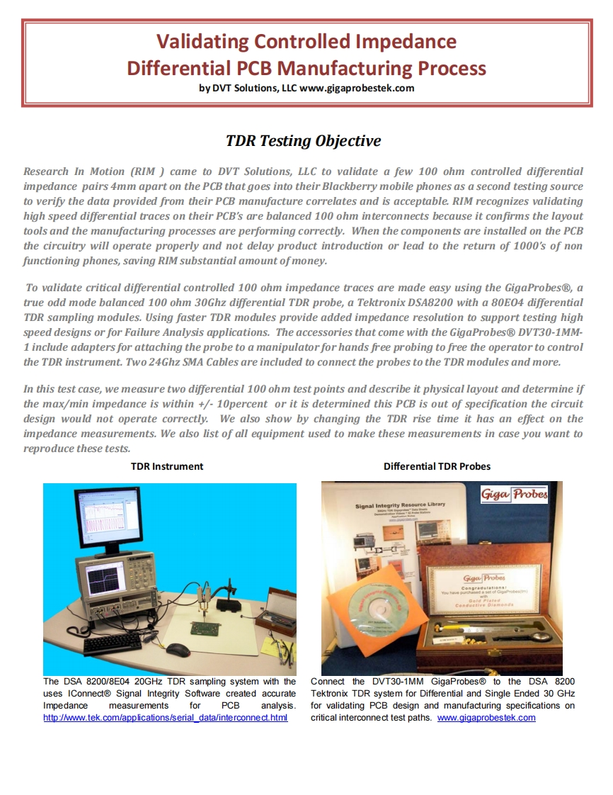 Validating_Differential_PCB_im操作说明书手册pedacne_with_GigaProbes