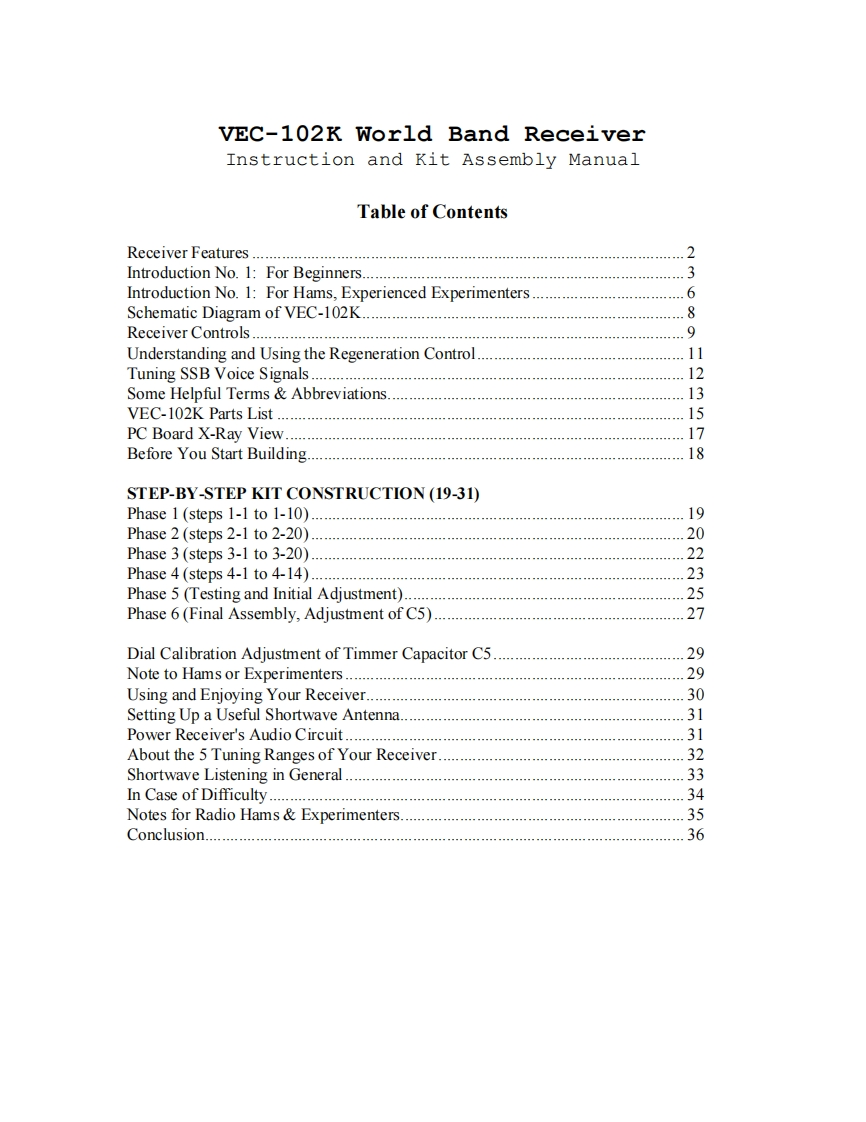 Vectronics_VEC-102K_使用说明书手册新质力文库 - 聚焦新质生产力发展的数字化知识库_行业洞察 / 理论成果 / 实践指南免费下载新质力文库