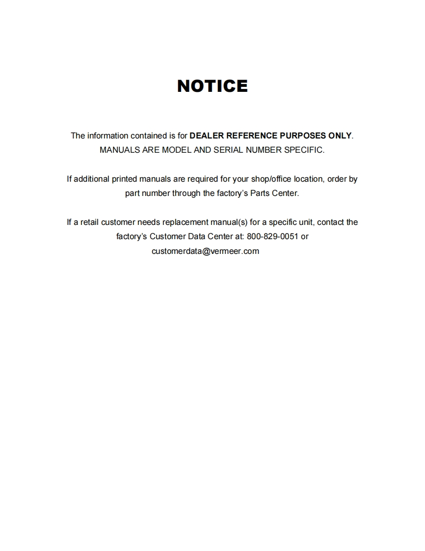 Vermeer-D9x13-Series-II-Navigator操作与维修零部件手册