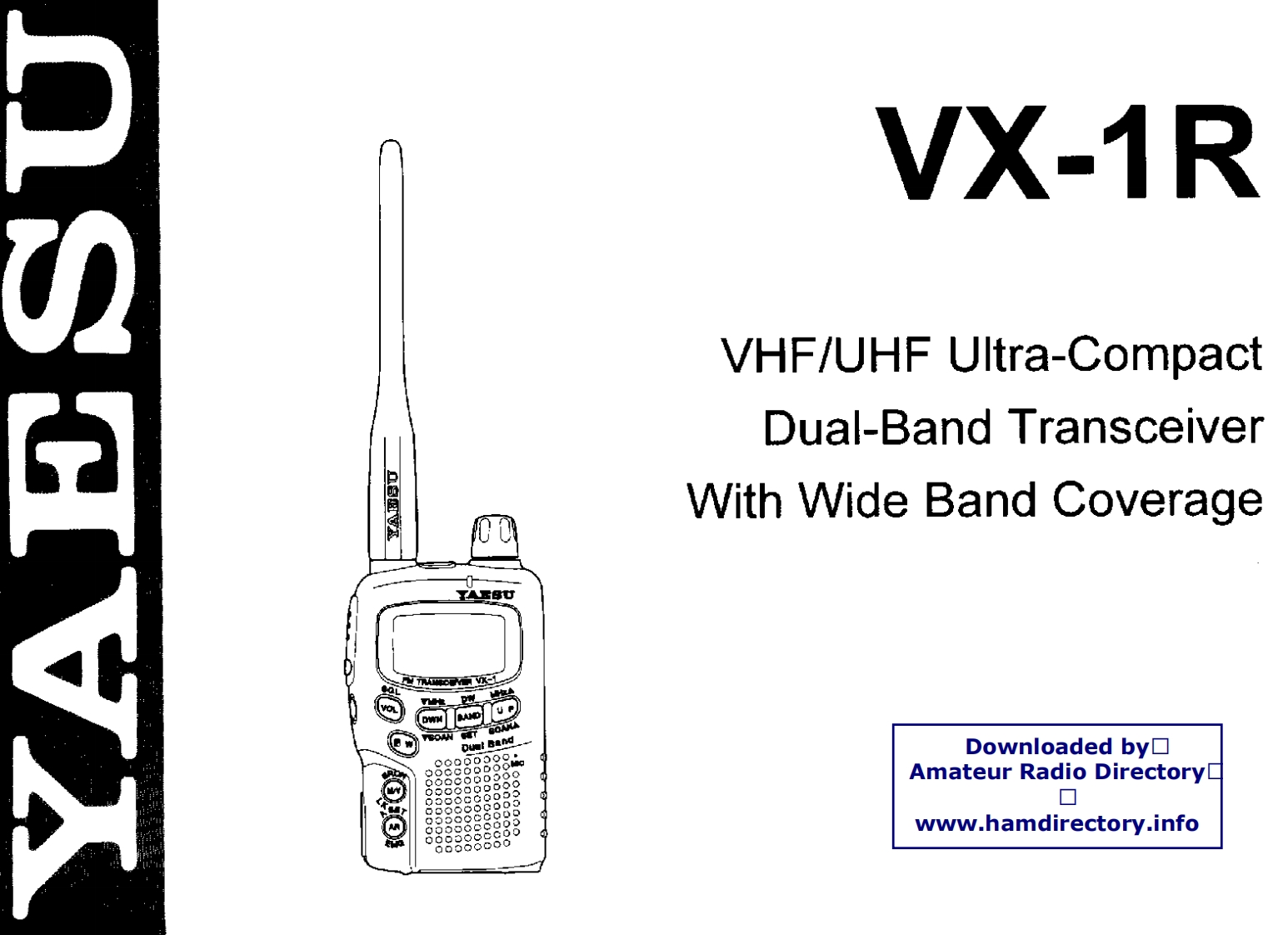 Vertex_VX1R_使用说明书手册