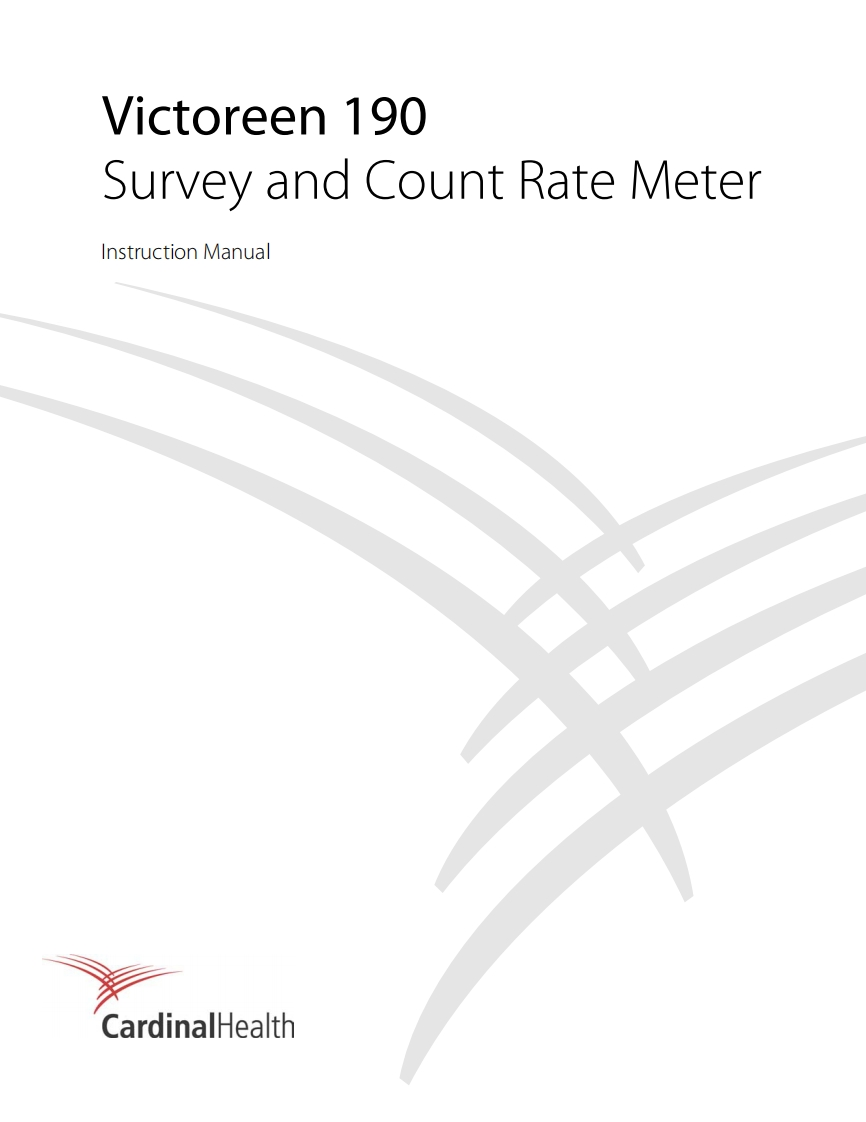 Victoreen-190-Geiger-Detector-User-Manual操作说明书手册新质力文库 - 聚焦新质生产力发展的数字化知识库_行业洞察 / 理论成果 / 实践指南免费下载新质力文库