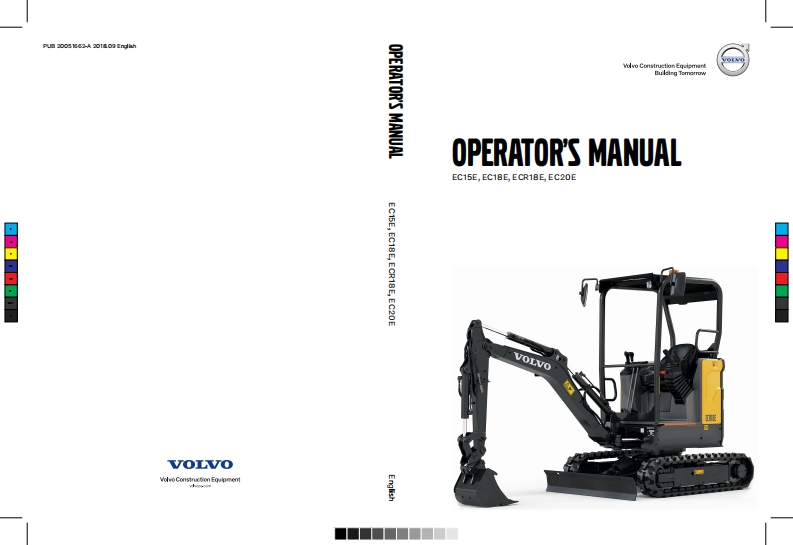 Volvo-EC18E-驾驶与日常维护保养说明书手册
