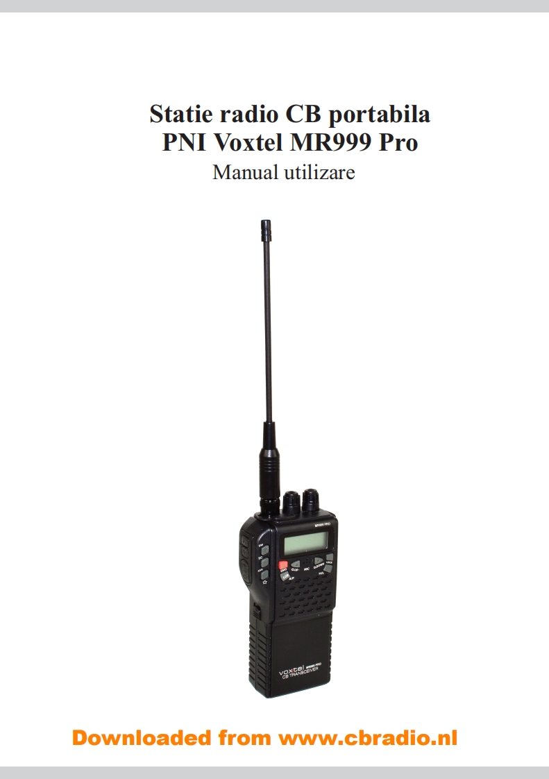 Voxtel_MR999_PRO_RO_使用说明书手册