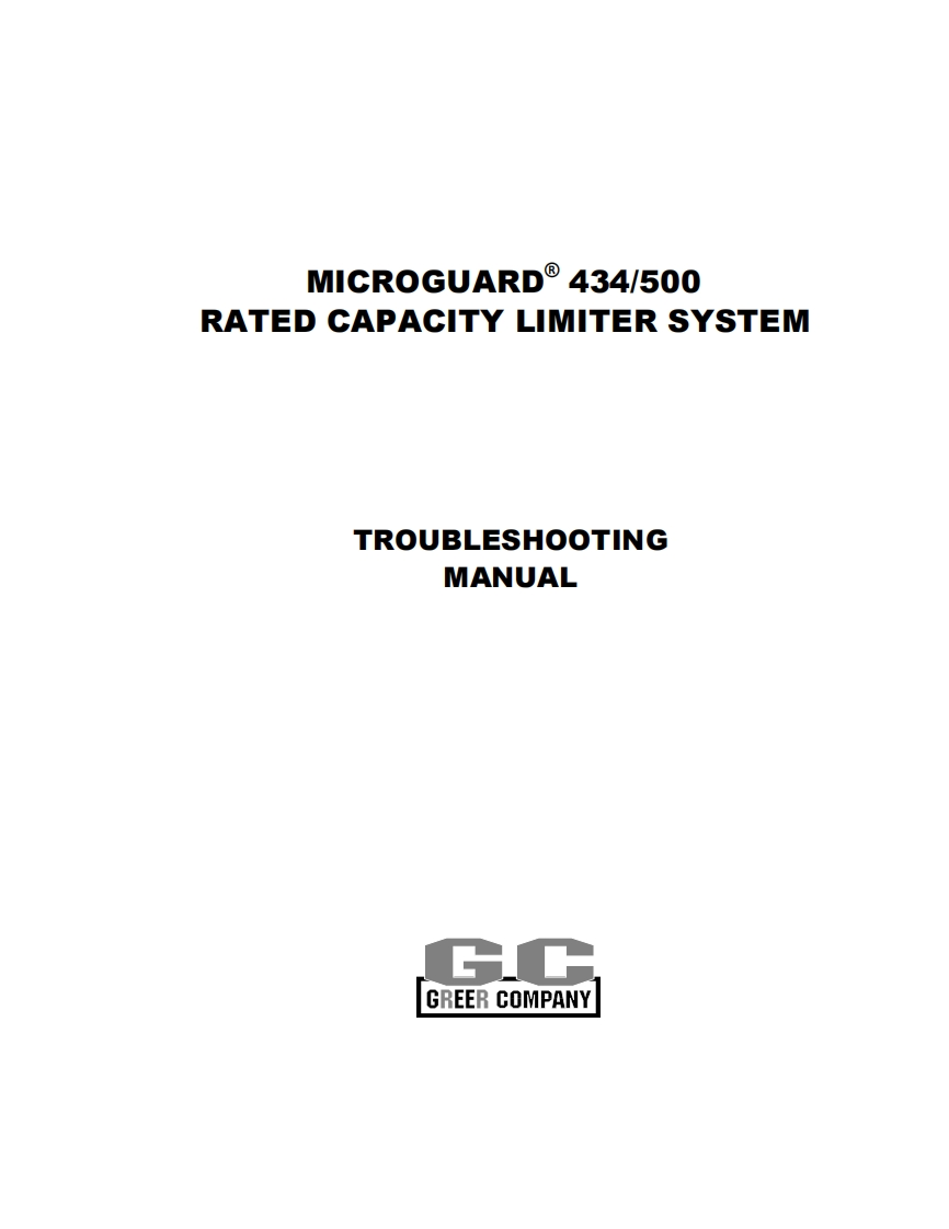 W453200C-MG434-500-Trouble-Shooting-Manual