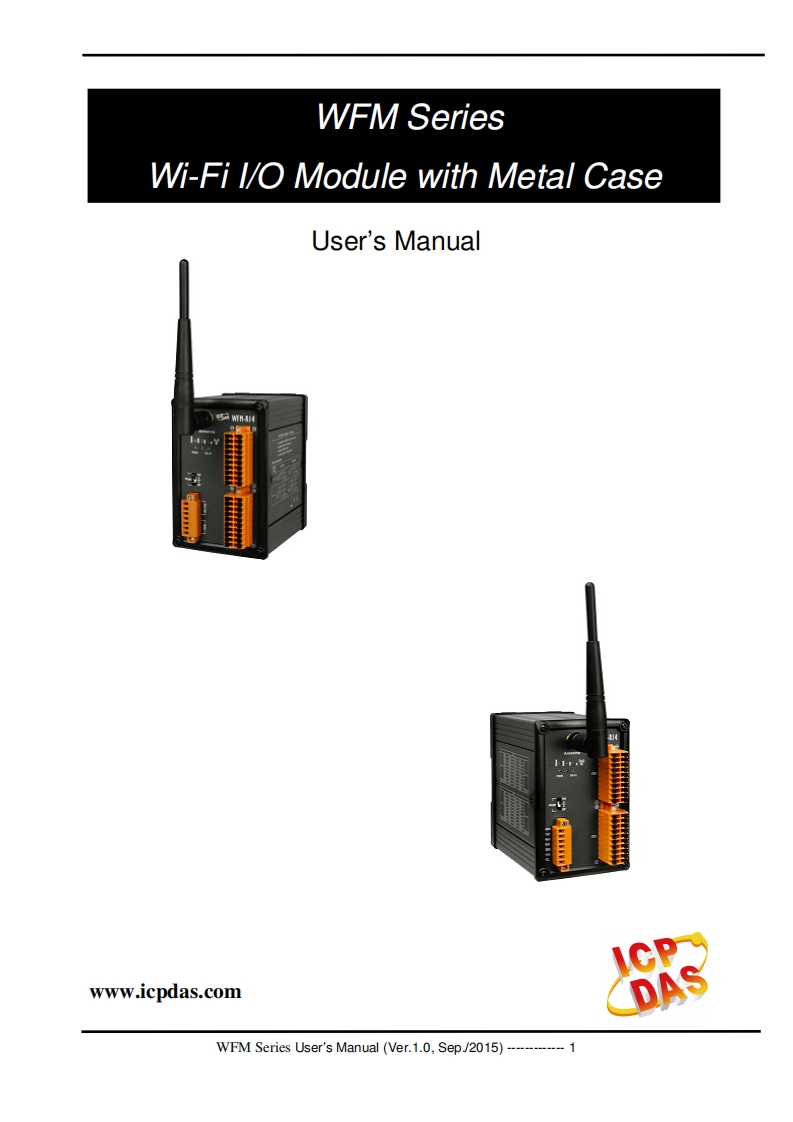 WFM_安装说明书手册_英语_v1.0