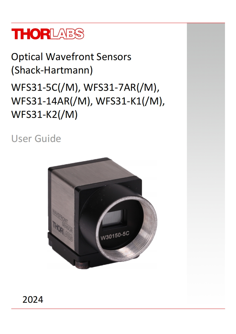 WFS31-5C-标准安装操作说明书手册