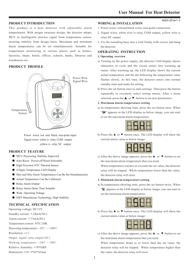 WS-885-Smoke-and-Temperature-Sensor-User-Manual