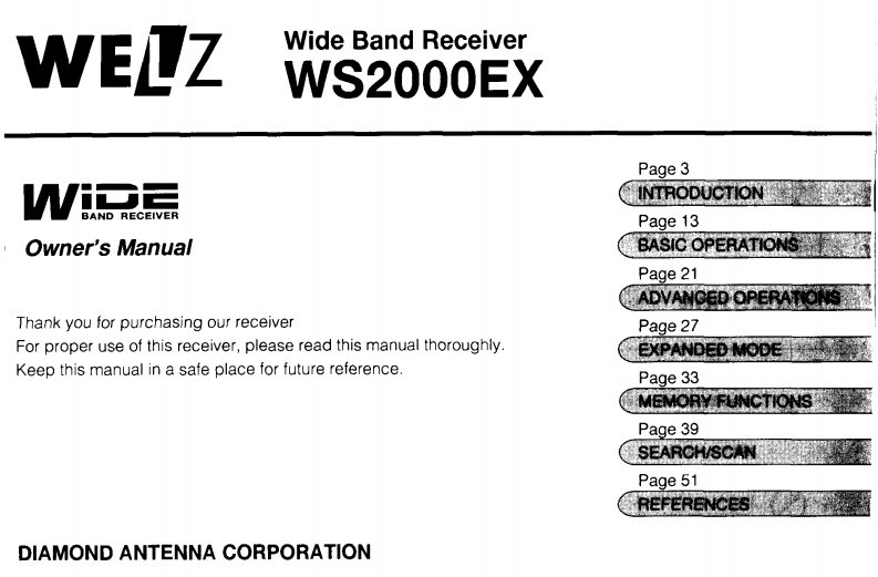WS2000EX_Manual操作说明书手册