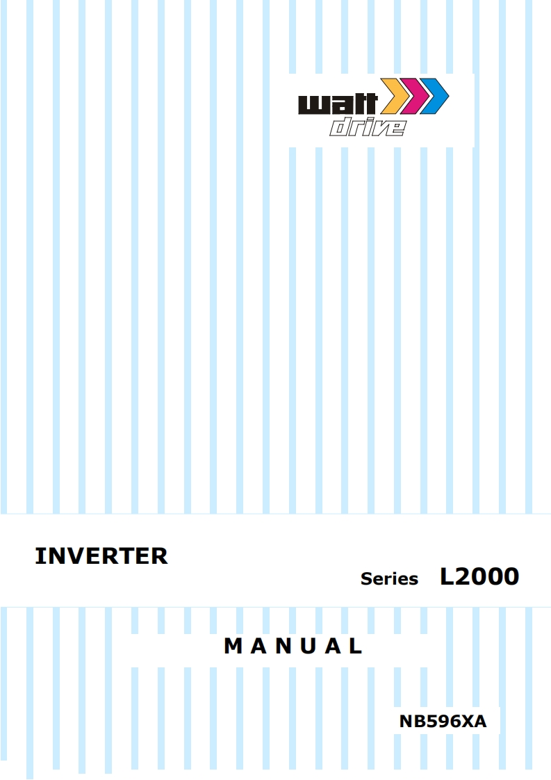 Watt-Drive-L2000-操作说明书手册