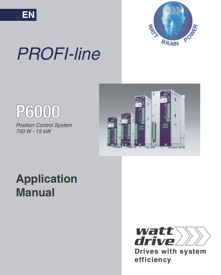 Watt-Drive-P6000-Application-操作说明书手册