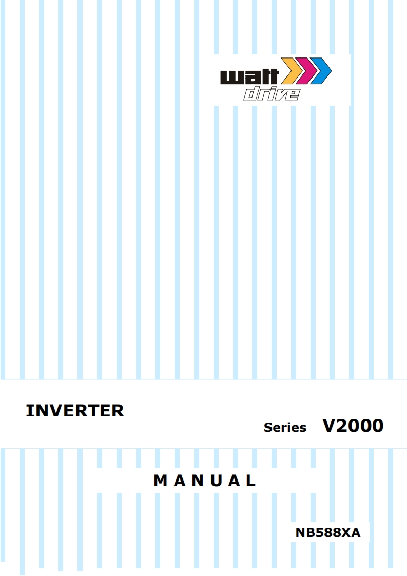 Watt-Drive-V2000-操作说明书手册