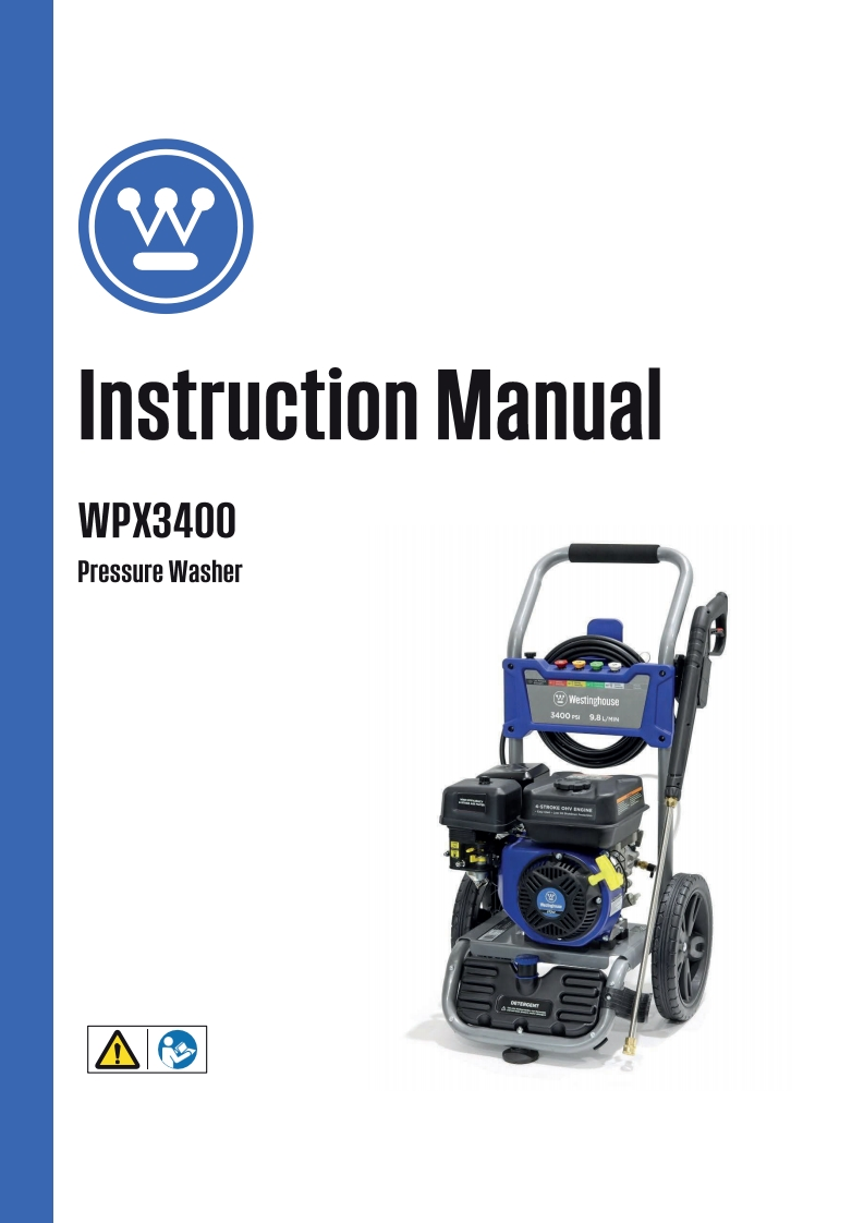 Westinghouse-WPX3400-使用说明书手册